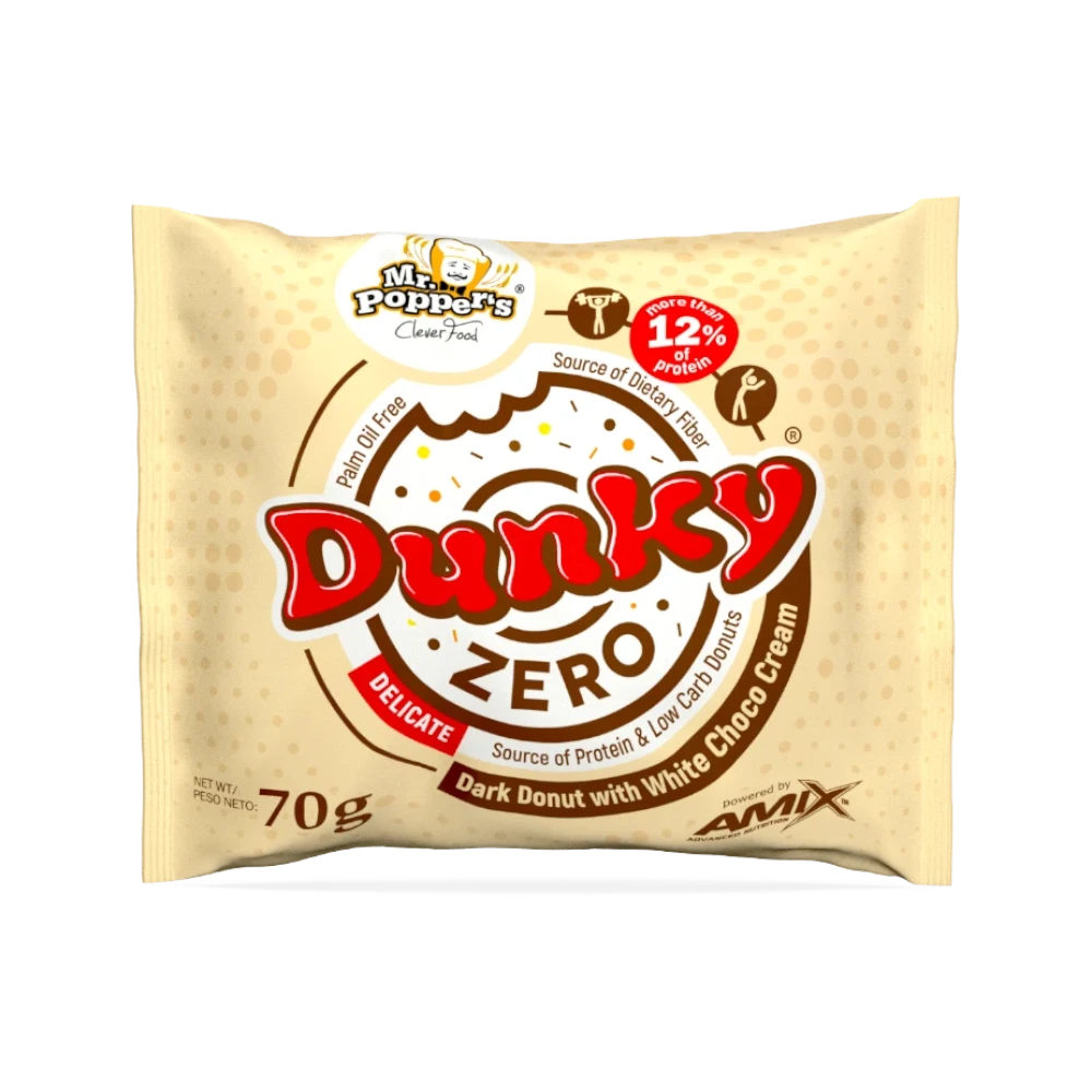 DUNKY ZERO 70GR - BODYMANIA MR POPPERS Chocolate Blanco