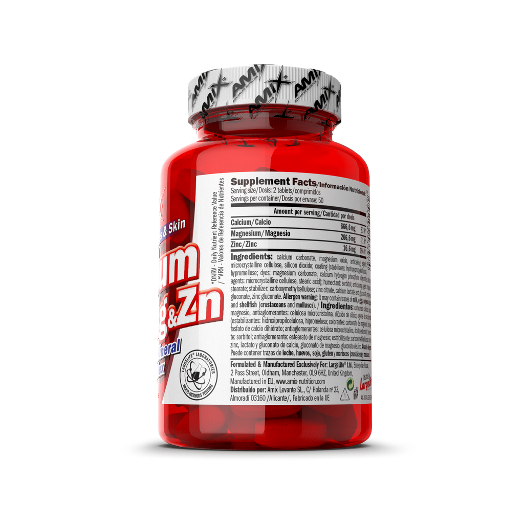 CALCIUM + MG & ZINC 100TAB - BODYMANIA