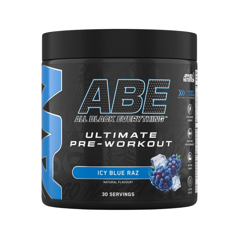ABE Pre-Workout 375 g Applied Nutrition sabor Frambuesa Azul