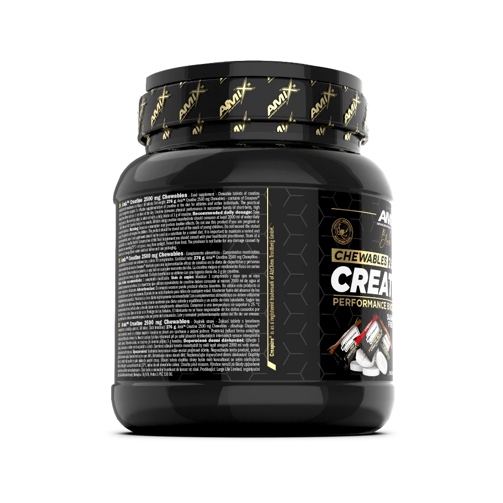 CREATINE CHEWABLE 2500 MG SUGAR FREE - BODYMANIA AMIX BLACK LINE Default Title