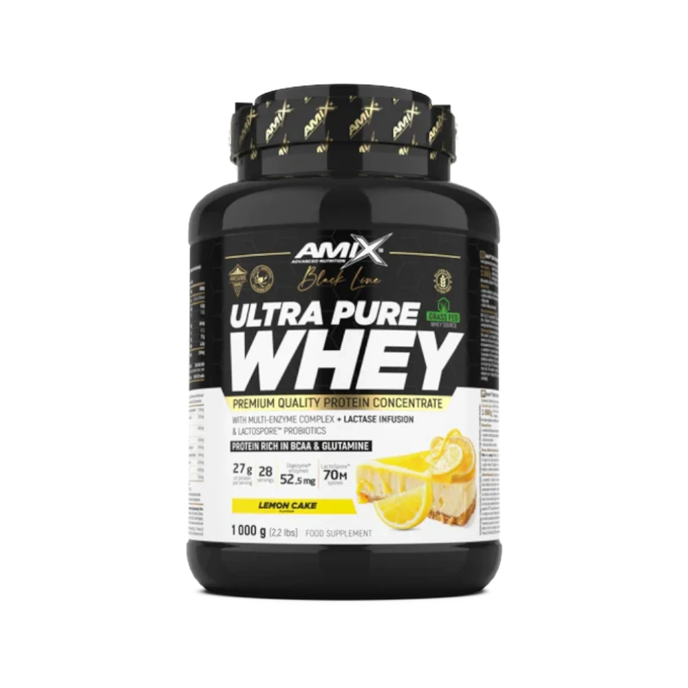 ULTRA PURE WHEY + SHAKER GRATIS - BODYMANIA AMIX BLACK LINE Cheesecake de Limón / 1000 g