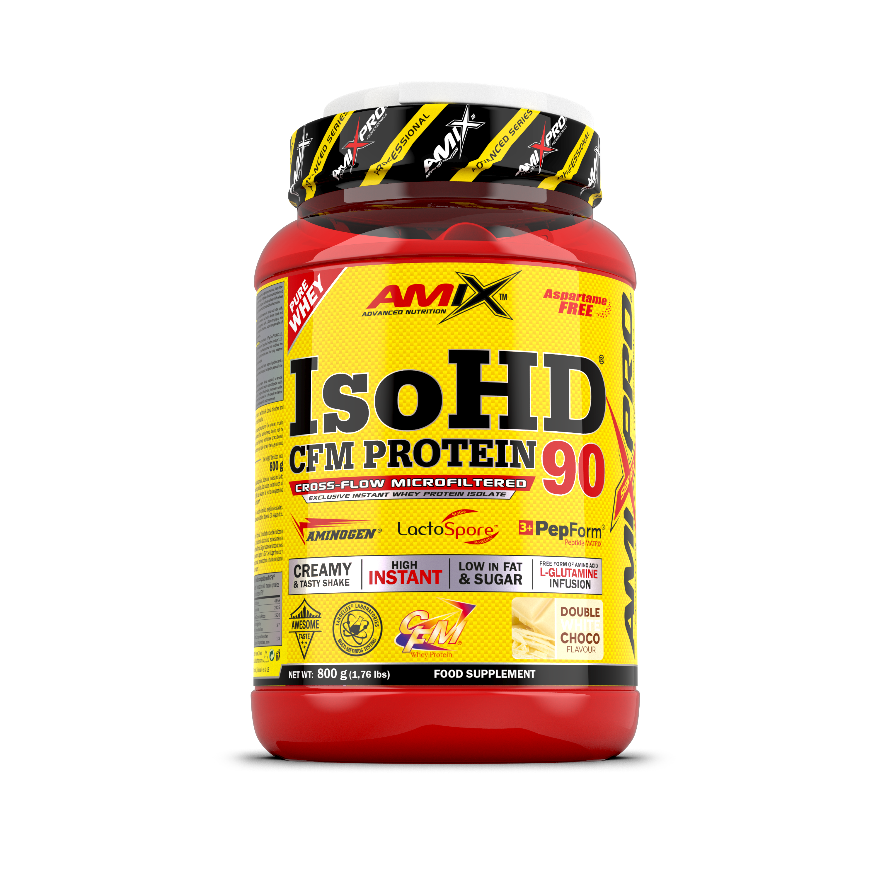 ISO HD CFM 90 + SHAKER GRATIS - BODYMANIA AMIX PRO Chocolate Blanco / 800 g