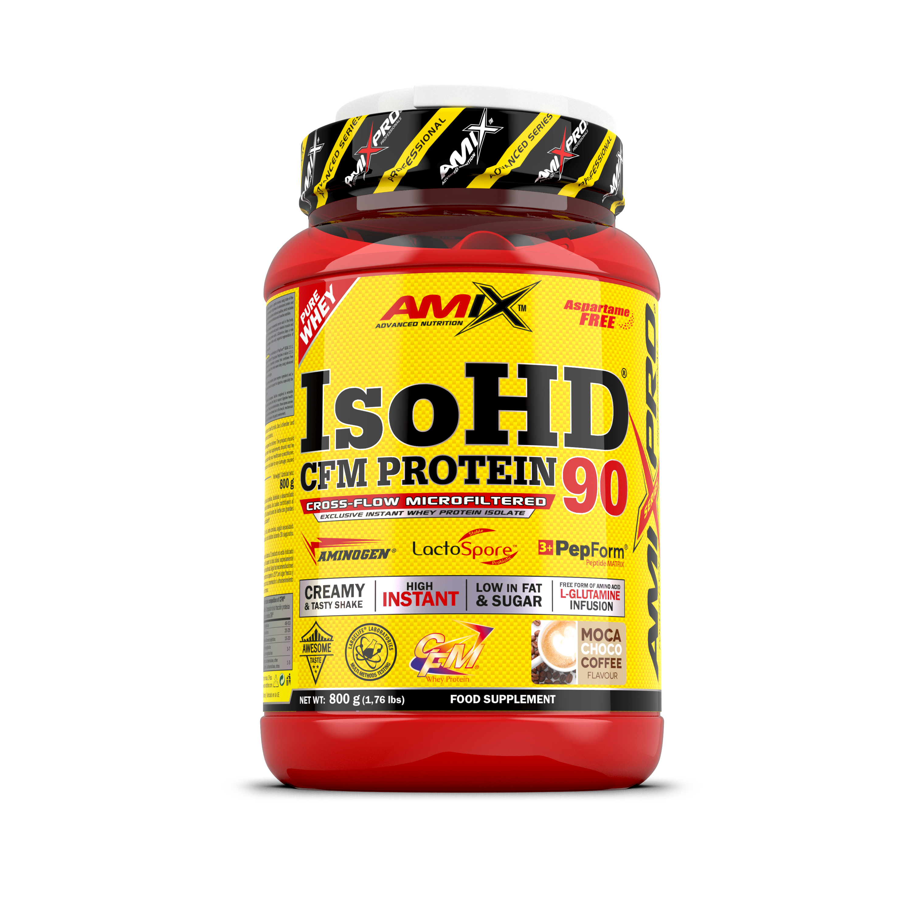 ISO HD CFM 90 + SHAKER GRATIS - BODYMANIA AMIX PRO Chocolate Cafe Moka / 800 g