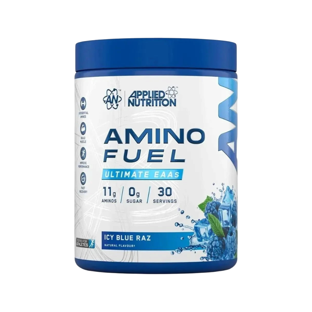 Amino Fuel EAA 390 g Applied Nutrition sabor Frambuesa Azul