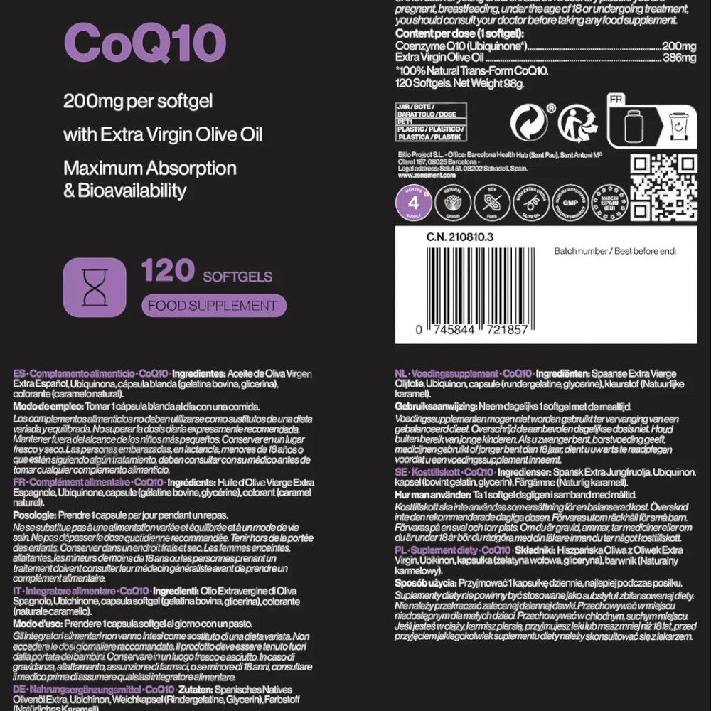 CoQ10 200 mg