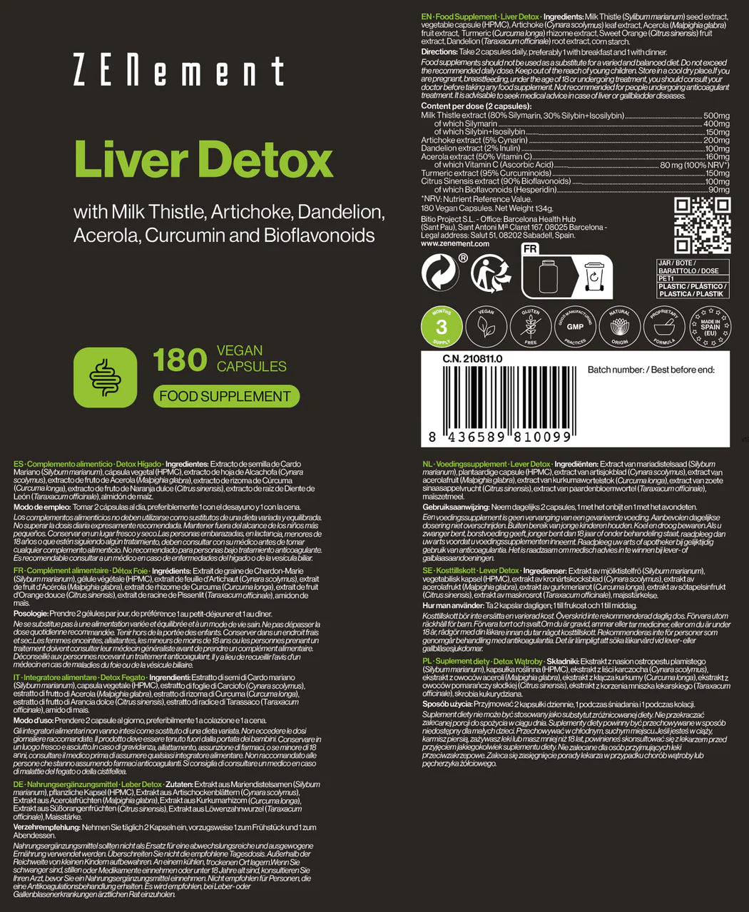Detox Depurativo y Drenante - 500 ml