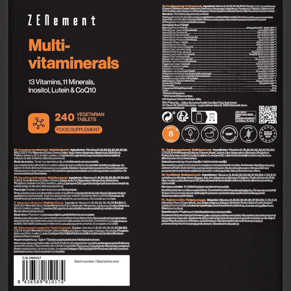 Multivitaminerals 240 caps
