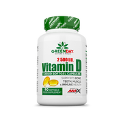 VITAMIN D3 2500 I.U 90 CAPS - BODYMANIA AMIX GREENDAY Default Title