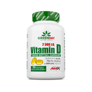 VITAMIN D3 2500 I.U 90 CAPS - BODYMANIA AMIX GREENDAY Default Title