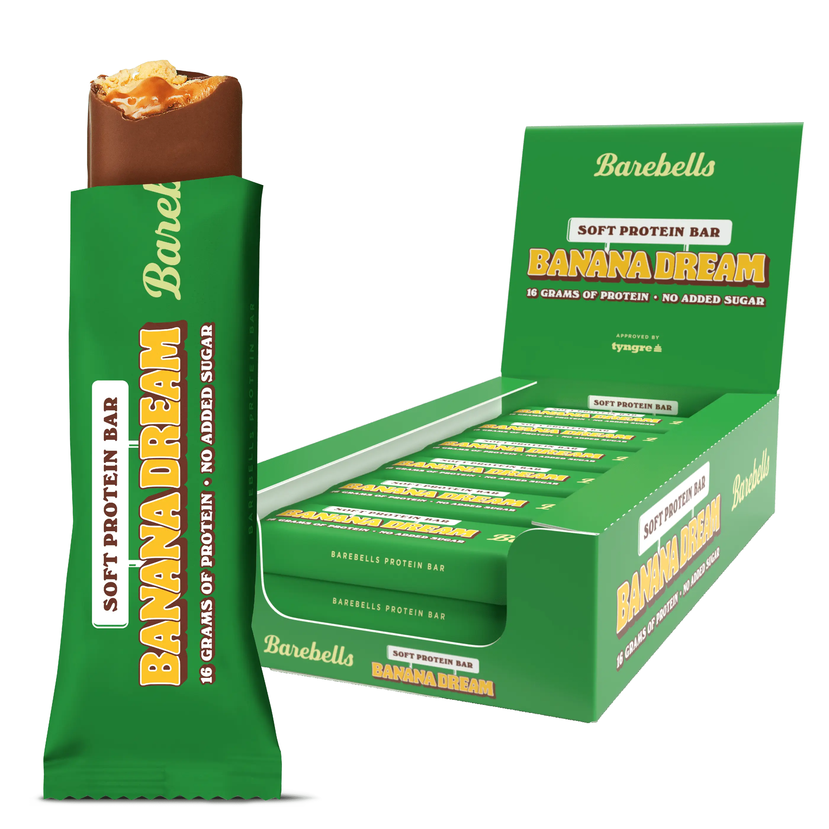 Caja Barebells Soft Protein Bar 12x55g - BODYMANIA BAREBELLS Banana