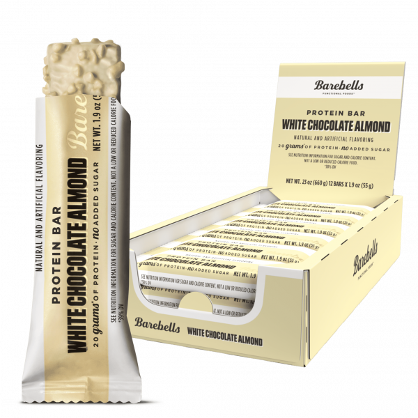 Caja Barebells Protein Bar 12x55g - BODYMANIA BAREBELLS Chocolate Blanco