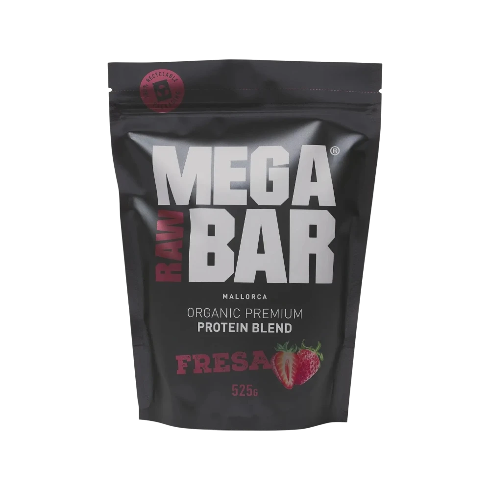 PROTEINAS ECOLÓGICAS PREMIUM Fresa + SHAKER GRATIS - BODYMANIA MEGARAWBAR Default Title