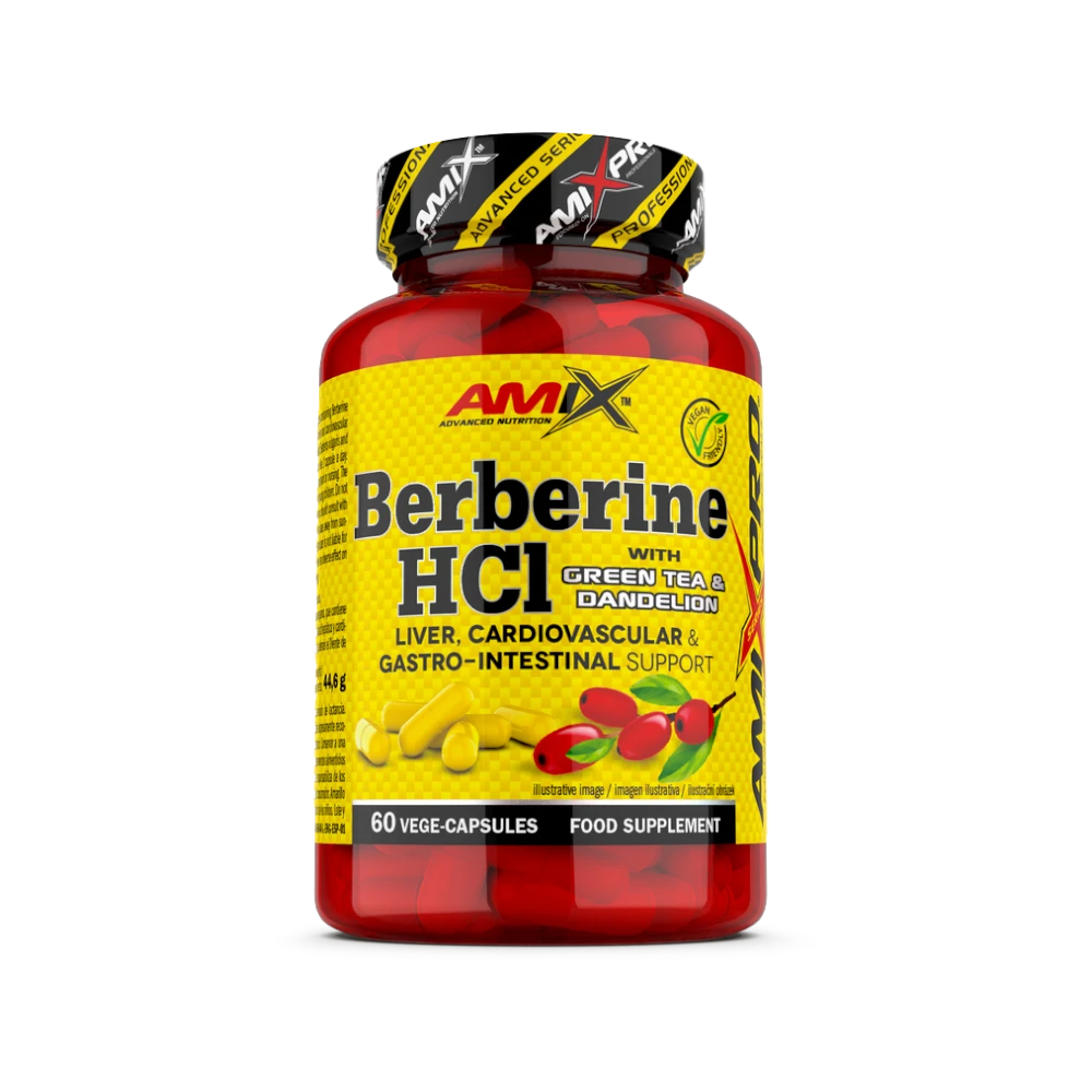 BERBERINE HCI 60 CAPS - BODYMANIA AMIX PRO Default Title