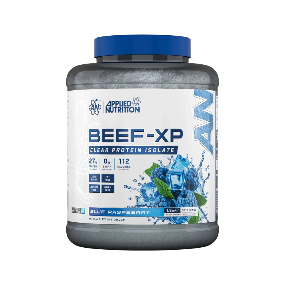 Beef-XP proteína de carne Applied Nutrition sabor Frambuesa Azul