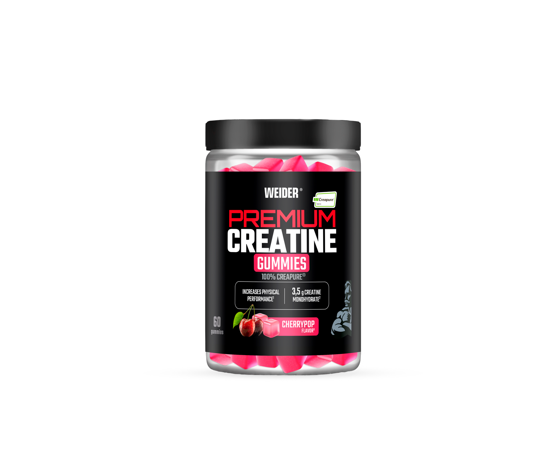 PREMIUM CREATINE GUMMIES - BODYMANIA WEIDER Cereza