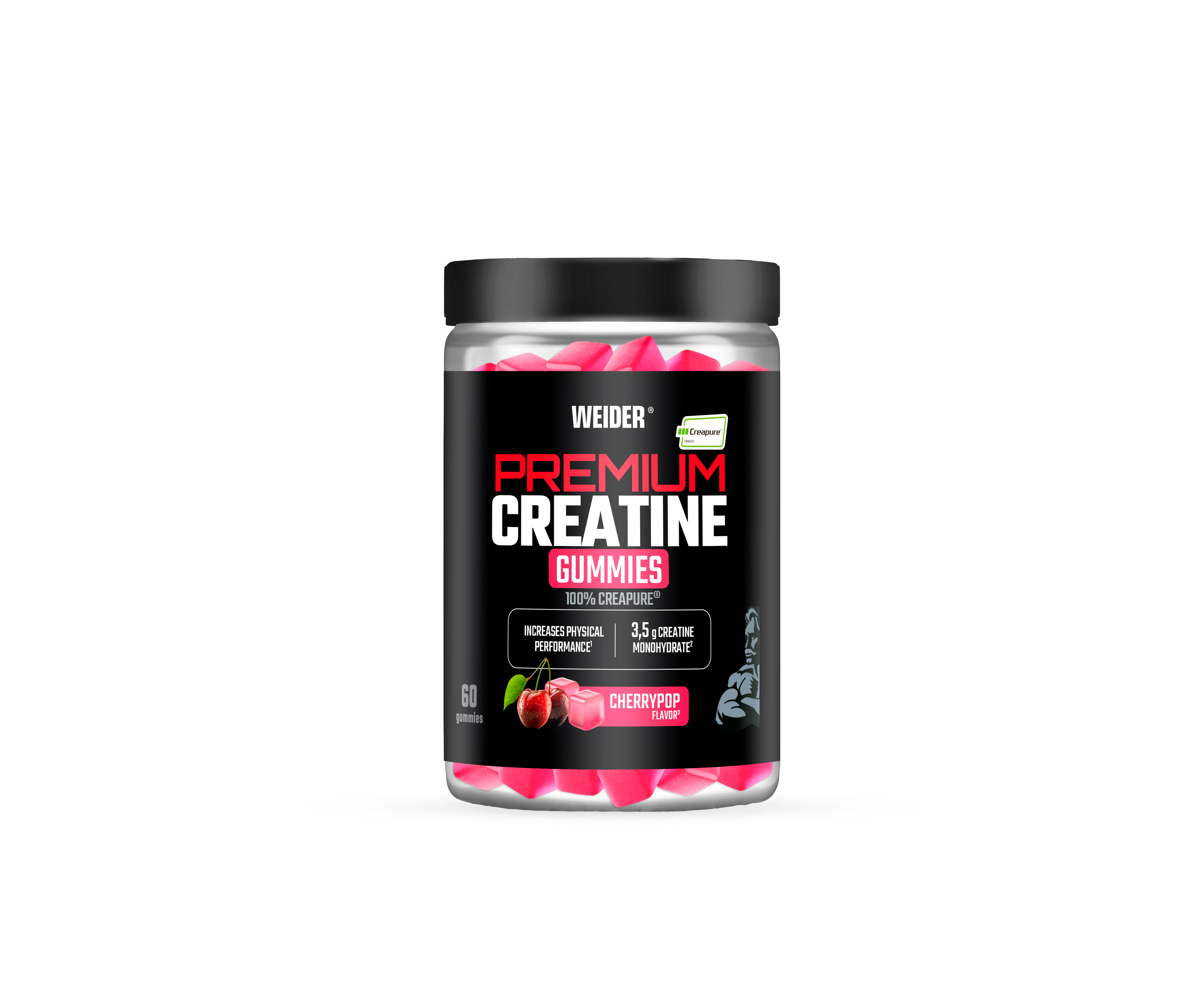 PREMIUM CREATINE GUMMIES - BODYMANIA WEIDER Cereza
