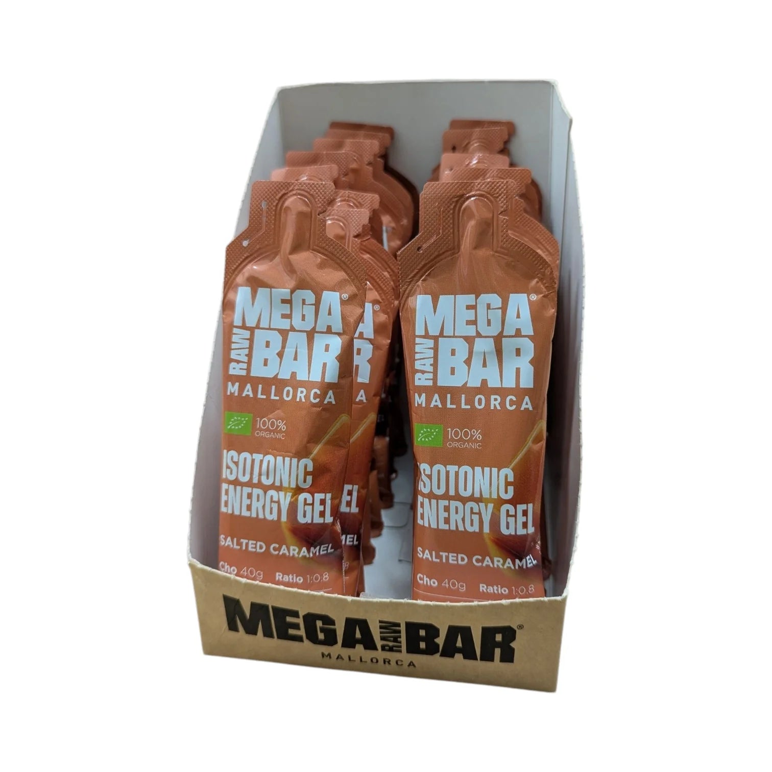 MEGARAWGEL 16X62g Naranja con agua de mar - BODYMANIA MEGARAWBAR Default Title