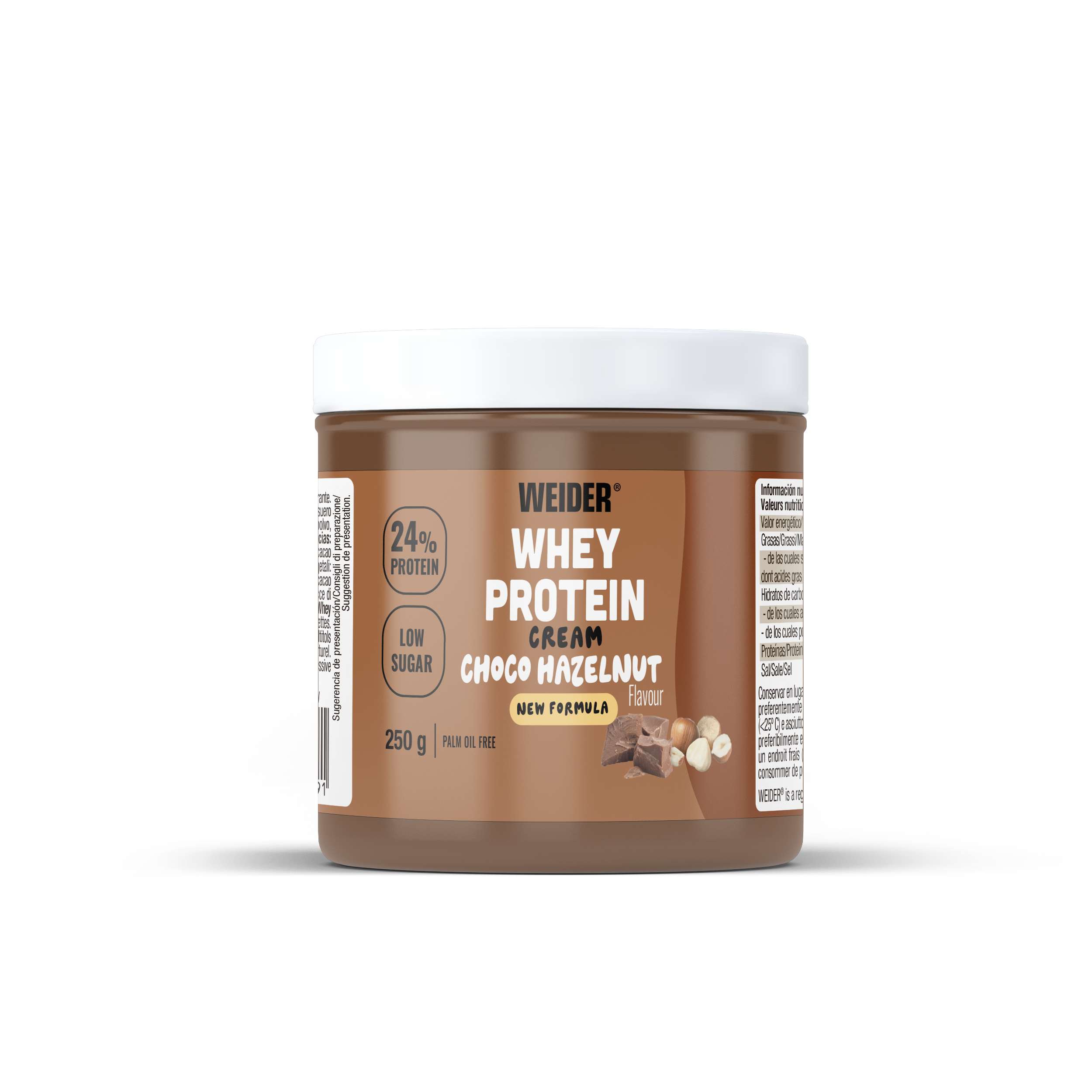 WHEY PROTEIN CREME 250G - BODYMANIA WEIDER Chocolate con Avellana