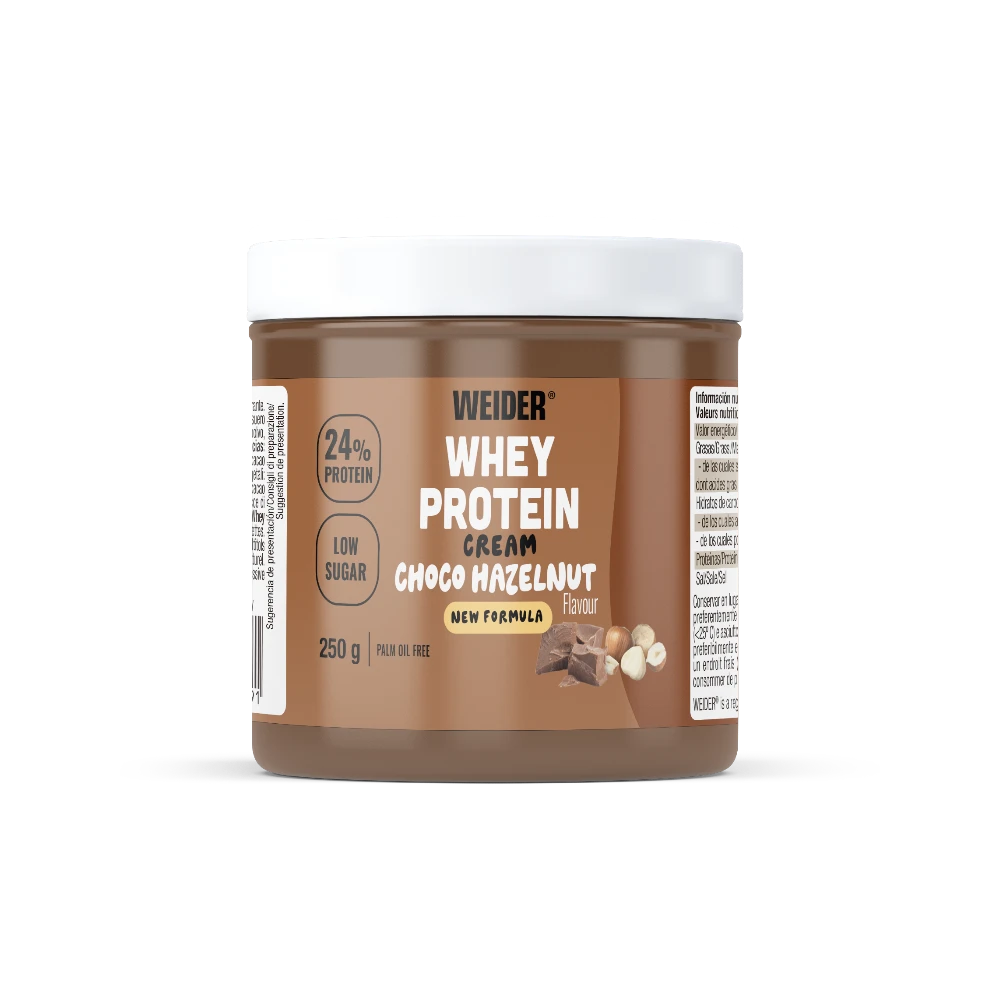 WHEY PROTEIN CREME 250G - BODYMANIA WEIDER Chocolate con Avellana