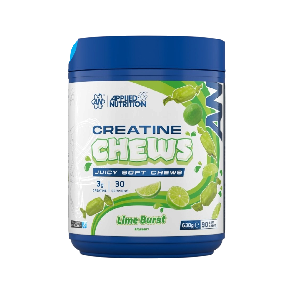 Creatine Chews creatina masticable Applied Nutrition 90 unidades sabor Limón