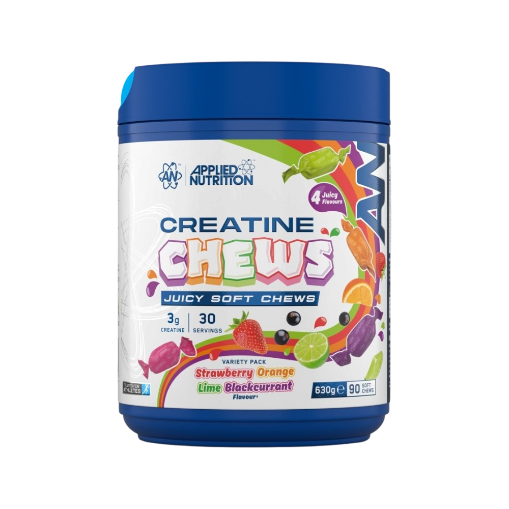 Creatine Chews creatina masticable Applied Nutrition 90 unidades Mix de Sabores