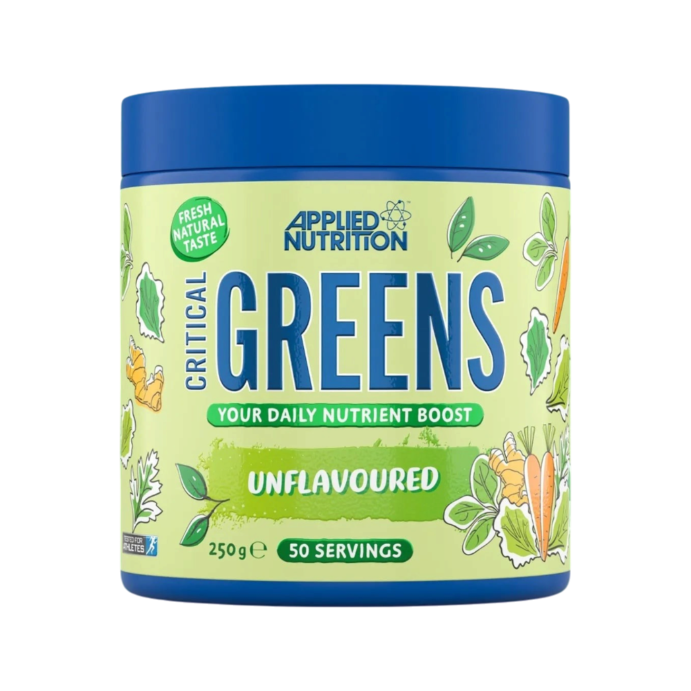 Critical Greens Applied Nutrition bote de 250 g sin sabor