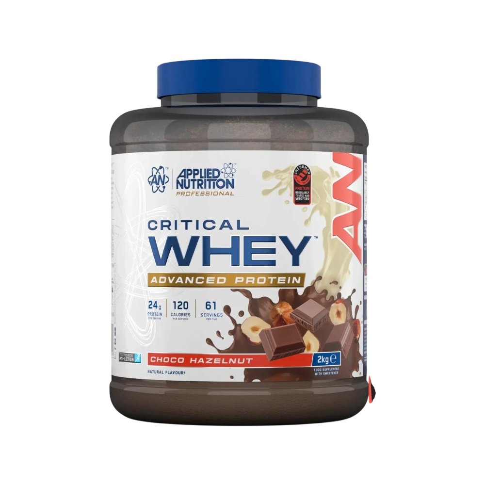 Critical Whey Protein Applied Nutrition 2 kg sabor Chocolate Avellana