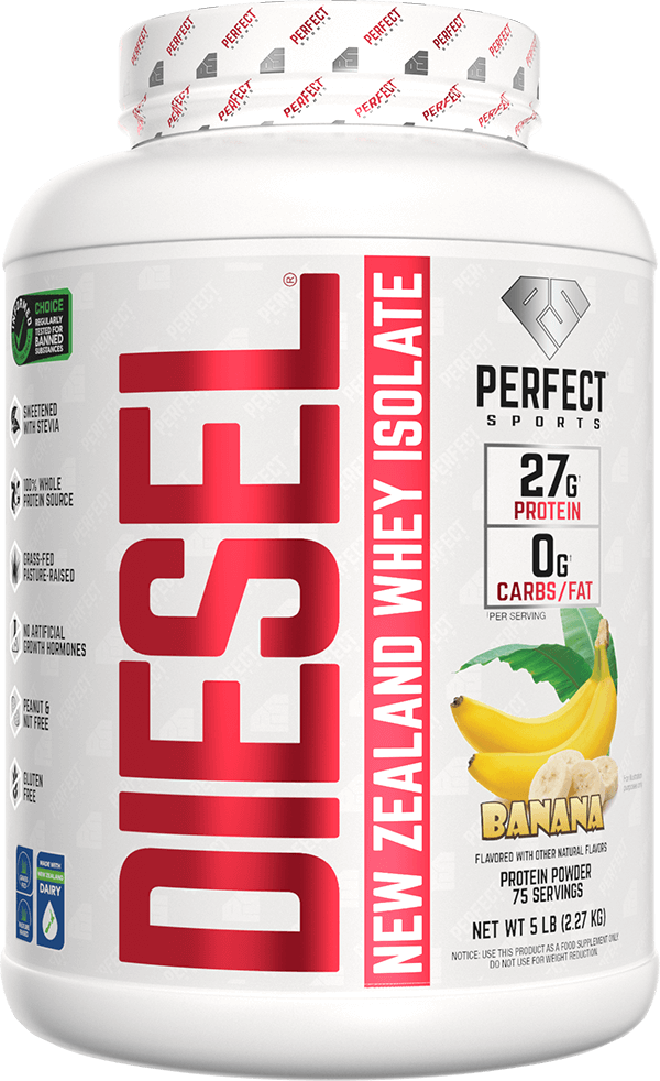 DIESEL® 100% Natural + SHAKER GRATIS - BODYMANIA PERFECT SPORTS Plátano / 2267 g