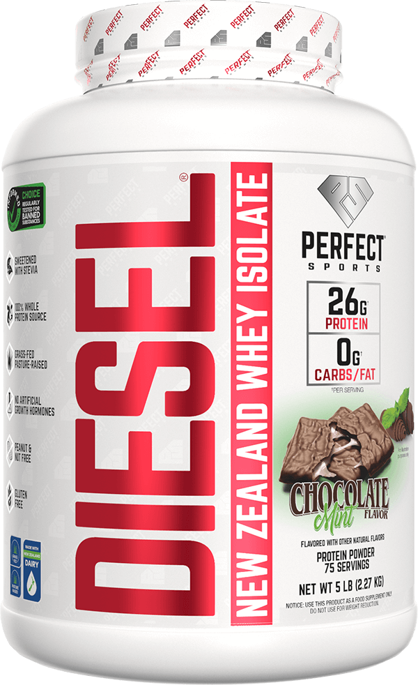 DIESEL® 100% Natural + SHAKER GRATIS - BODYMANIA PERFECT SPORTS Chocolate con menta / 2267 g
