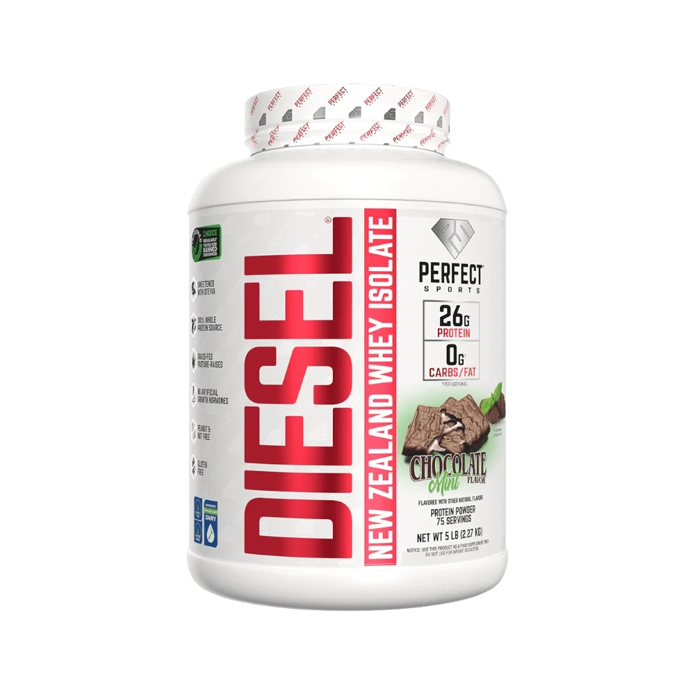 DIESEL® 100% Natural + SHAKER GRATIS - BODYMANIA PERFECT SPORTS Chocolate con menta / 2267 g