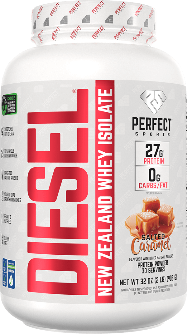 DIESEL® 100% Natural + SHAKER GRATIS - BODYMANIA PERFECT SPORTS Caramelo salado / 908 g