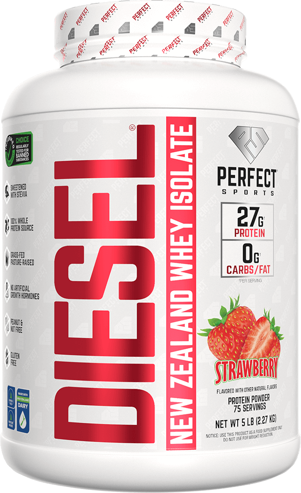 DIESEL® 100% Natural + SHAKER GRATIS - BODYMANIA PERFECT SPORTS Fresa / 2267 g