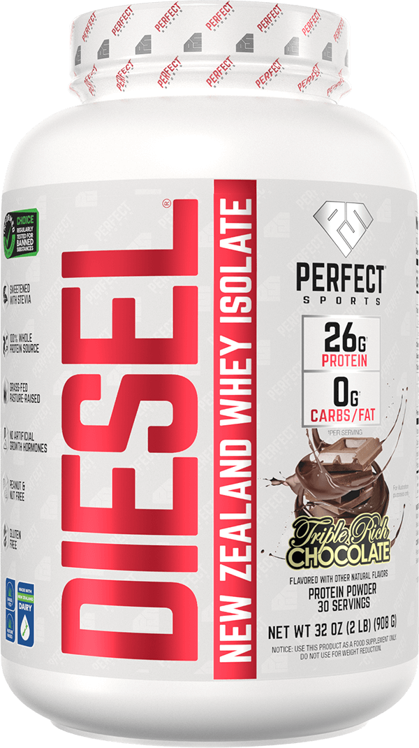 DIESEL® 100% Natural + SHAKER GRATIS - BODYMANIA PERFECT SPORTS Triple Chocolate / 908 g