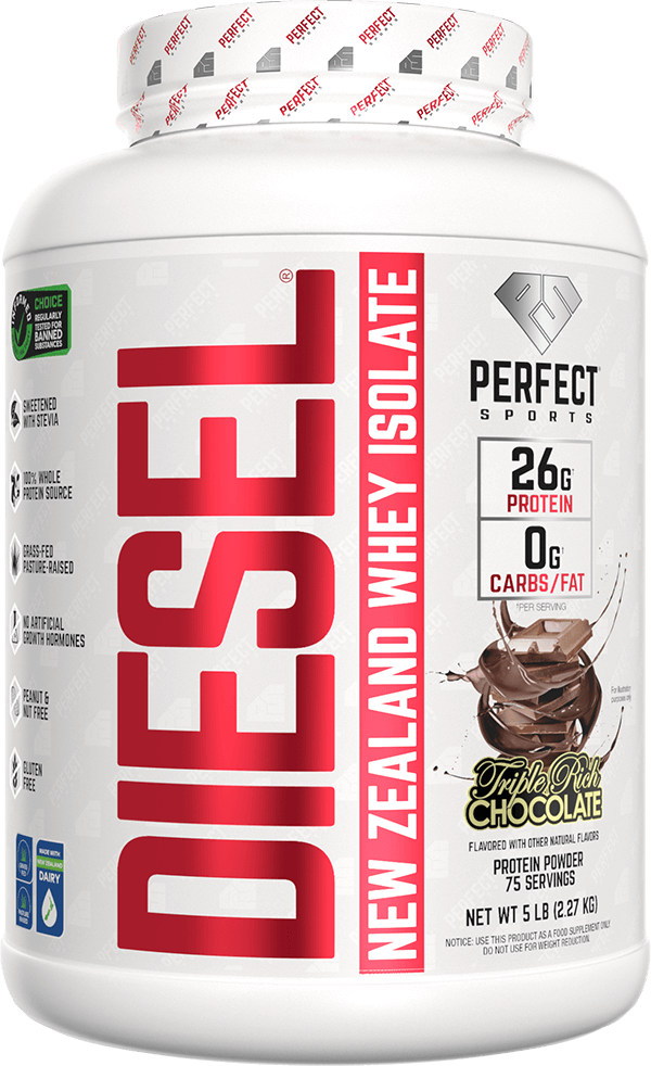 DIESEL® 100% Natural + SHAKER GRATIS - BODYMANIA PERFECT SPORTS Triple Chocolate / 2267 g