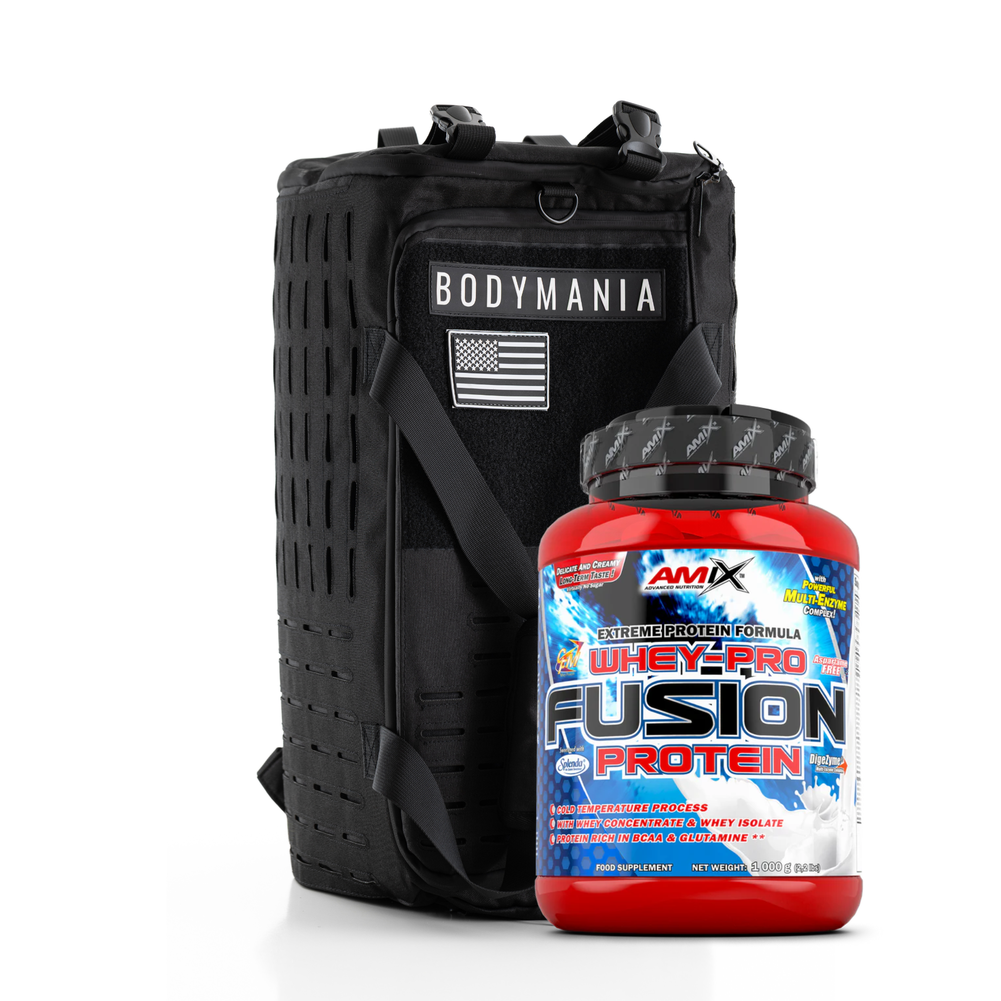 Tactical Duffel + WHEY PURE FUSION GRATIS