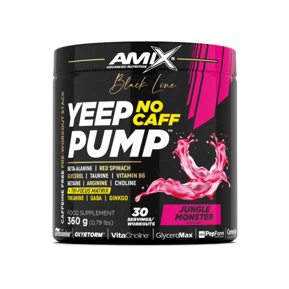 YEEP PUMP NO CAFF 360G - BODYMANIA AMIX BLACK LINE Jungle Monster
