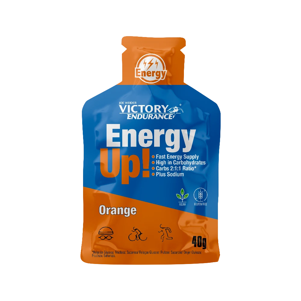 ENERGY UP GEL 40GR - BODYMANIA VICTORY ENDURANCE Naranja