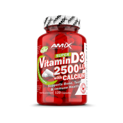 VITAMIN D3 WITH CALCIUM 120 CAPS - BODYMANIA AMIX Default Title