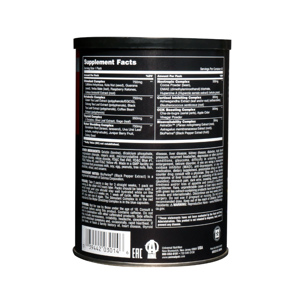ANIMAL CUTS 42 PACKS - BODYMANIA UNIVERSAL Default Title