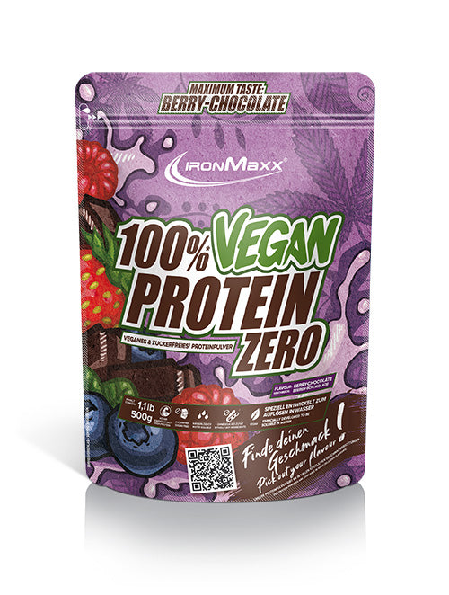 100% VEGAN PROTEIN ZERO - BODYMANIA IRONMAXX Chocolate