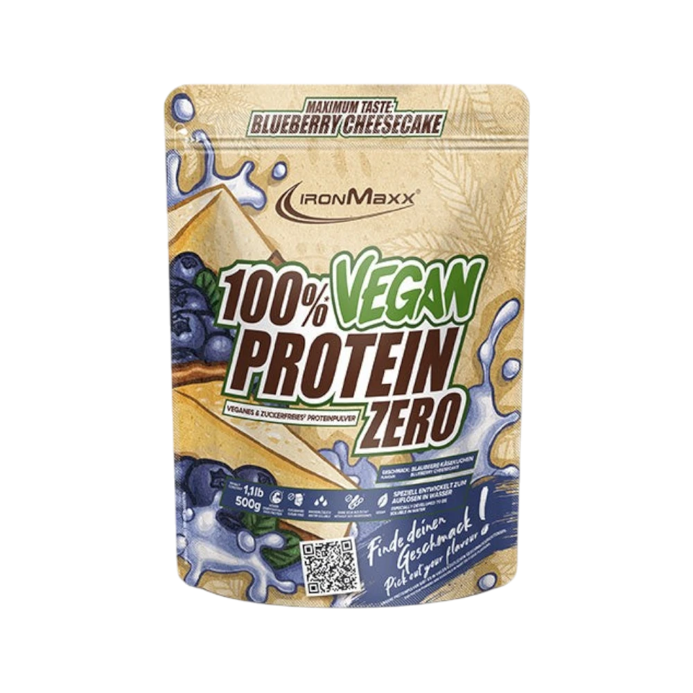 100% VEGAN PROTEIN ZERO - BODYMANIA IRONMAXX Cheesecake de Arandanos