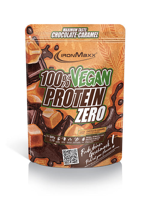 100% VEGAN PROTEIN ZERO - BODYMANIA IRONMAXX Chocolate con Caramelo