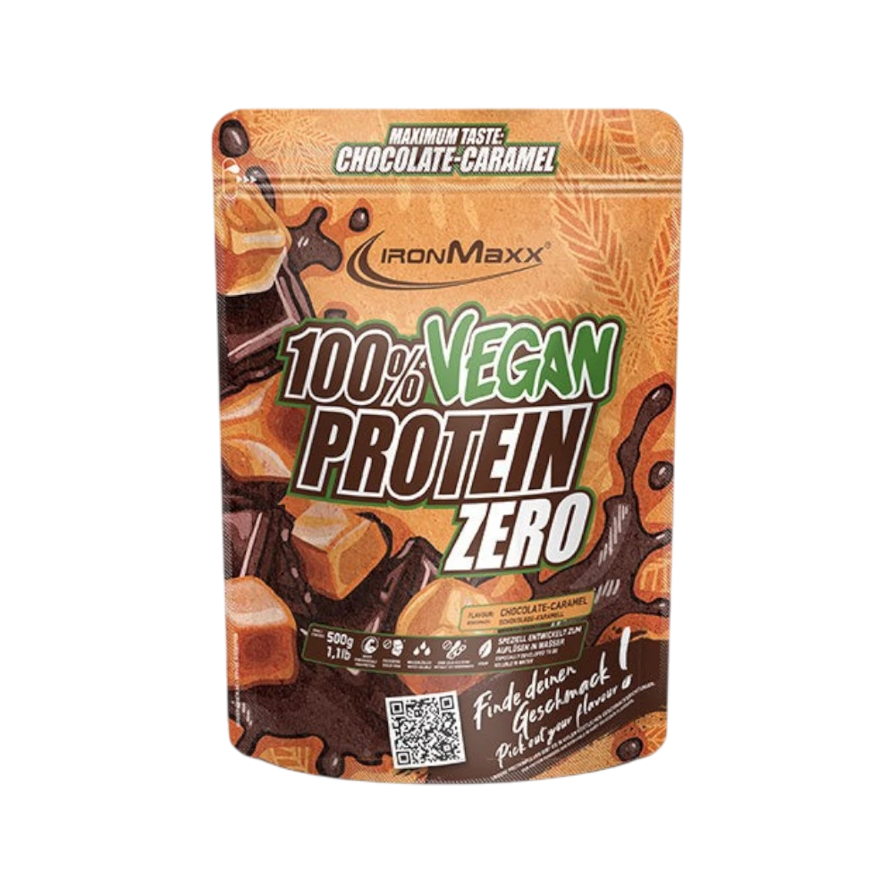 100% VEGAN PROTEIN ZERO - BODYMANIA IRONMAXX Chocolate con Caramelo