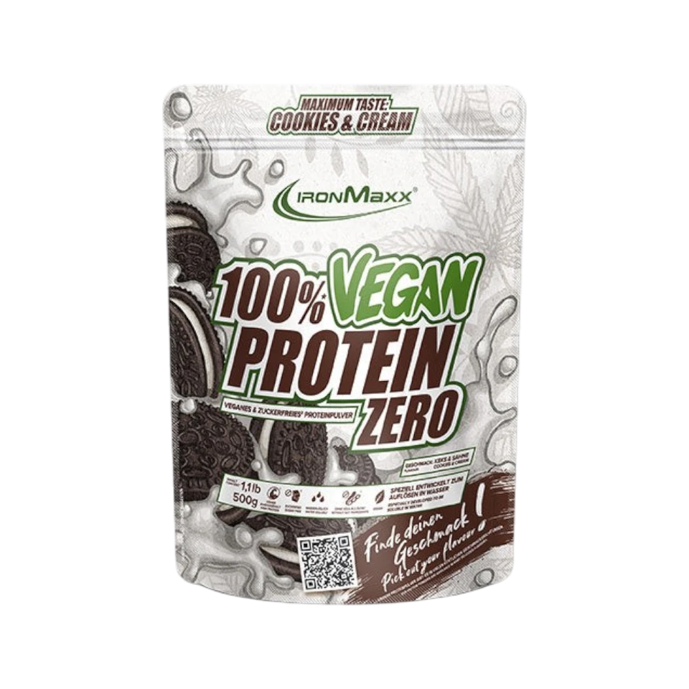100% VEGAN PROTEIN ZERO - BODYMANIA IRONMAXX Cookies