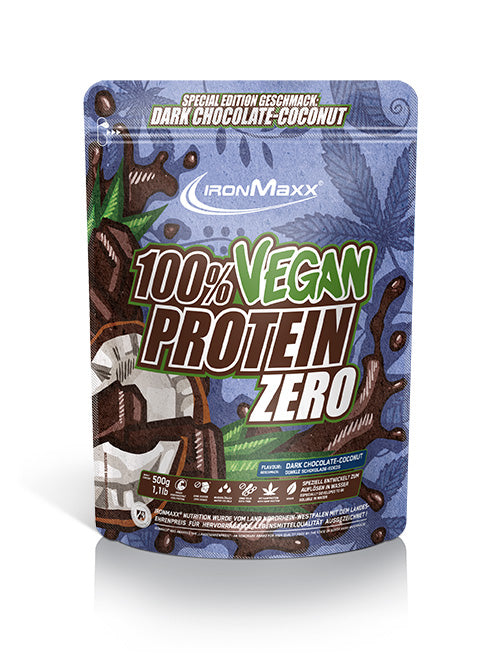 100% VEGAN PROTEIN ZERO - BODYMANIA IRONMAXX Chocolate con Coco