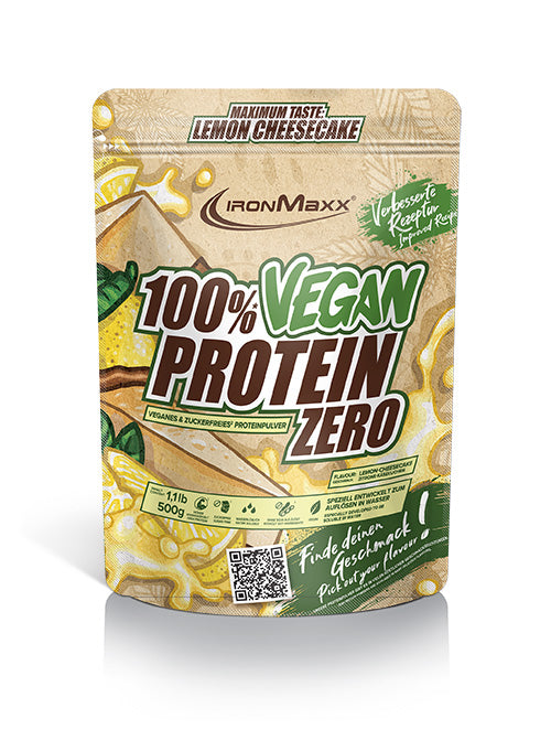 100% VEGAN PROTEIN ZERO - BODYMANIA IRONMAXX Cheesecake de Limón