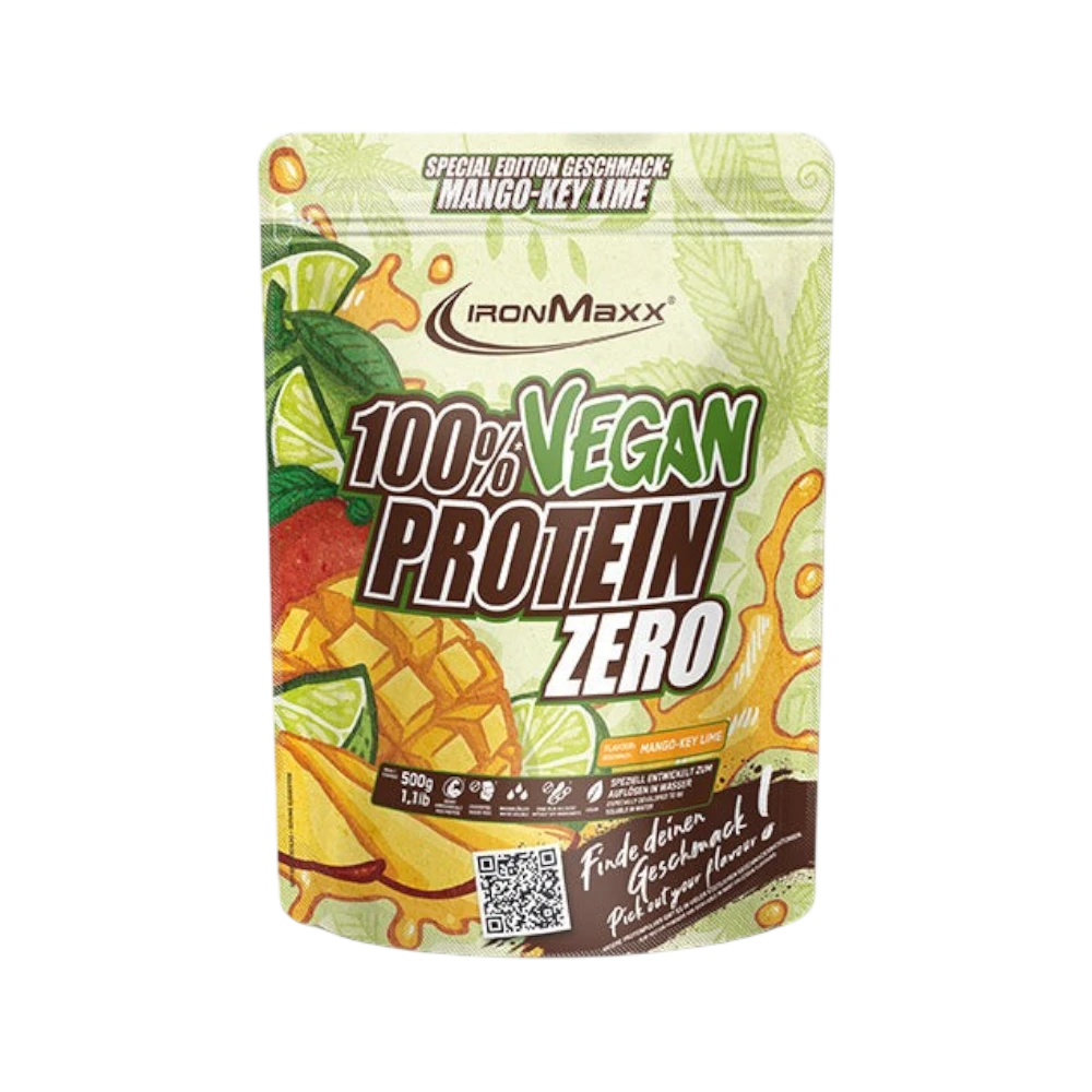 100% VEGAN PROTEIN ZERO - BODYMANIA IRONMAXX Mango