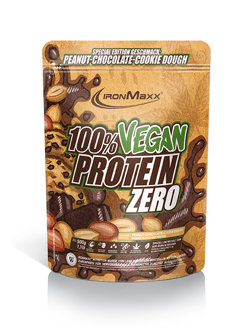 100% VEGAN PROTEIN ZERO - BODYMANIA IRONMAXX Chocolate con Crema de Cacahuete