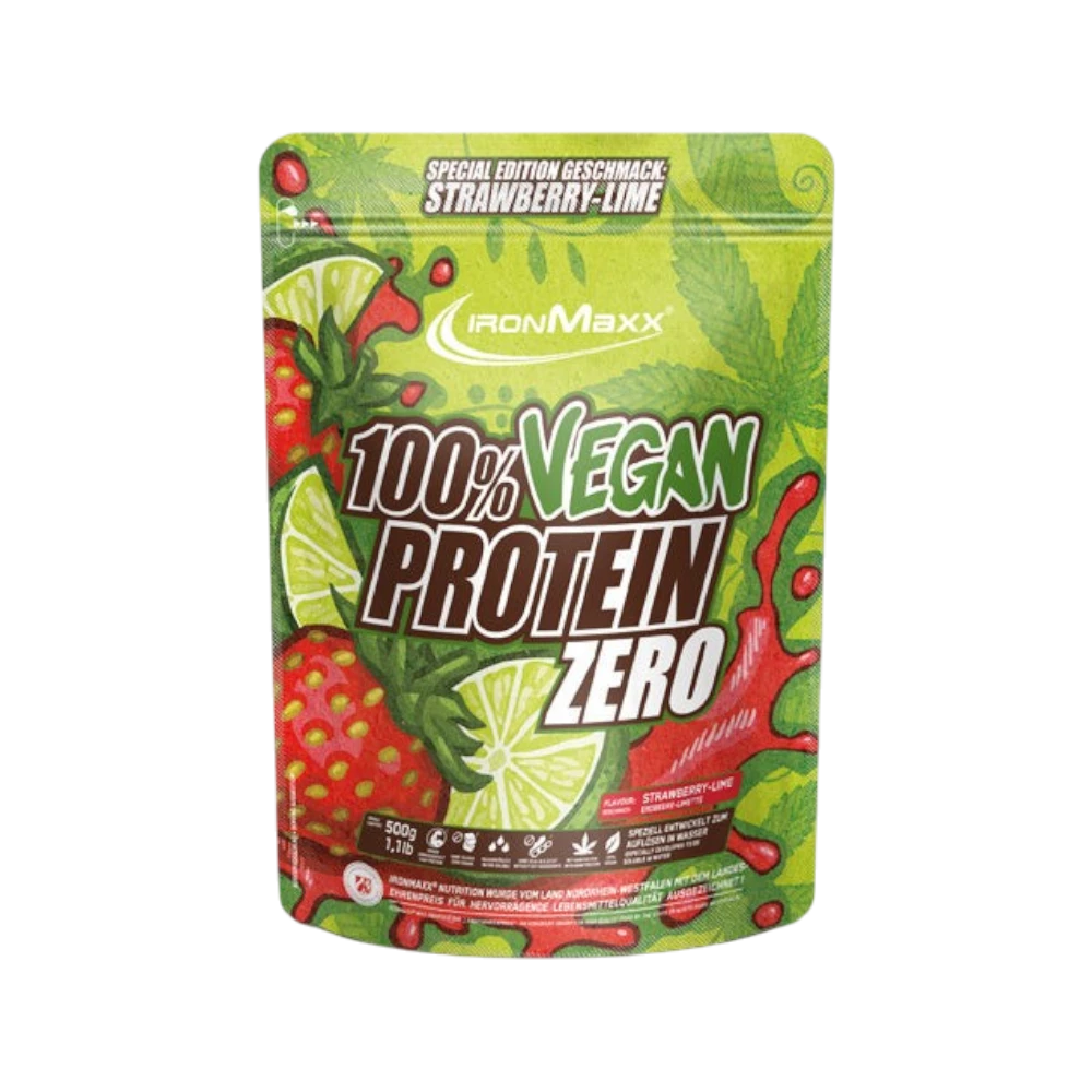 100% VEGAN PROTEIN ZERO - BODYMANIA IRONMAXX Fresa