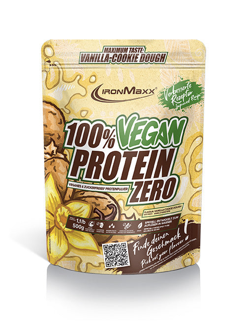 100% VEGAN PROTEIN ZERO - BODYMANIA IRONMAXX Vainilla Cookies